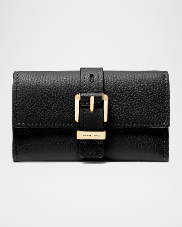 MICHAEL Michael Kors Monogram Zip Leather Wallet | Neiman Marcus