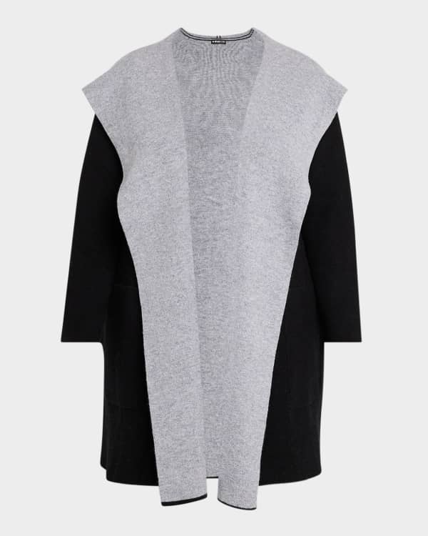 Avec les filles double face plaid wool blend coat hot sale