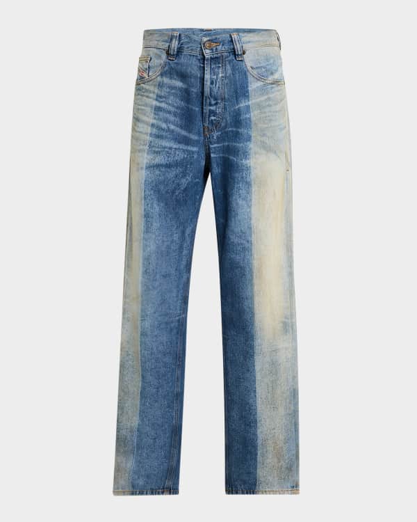Diesel Men's 2023 D-Finitive L.32 Dark-Wash Denim Jeans