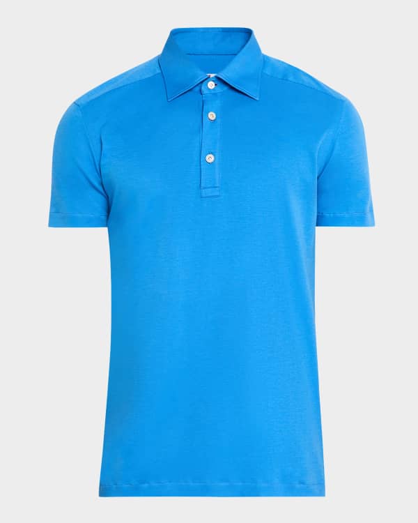 Tシャツ・カットソー Kiton SS25 Honeycomb polo shirt (UMK1331K31 4003) Kiton Honeycomb Polo Shirt | italist