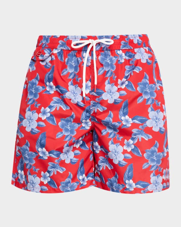Etro Men's Paisley Swim Shorts | Neiman Marcus