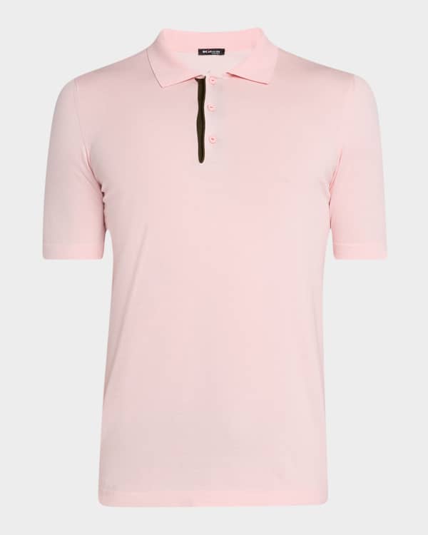 Kiton Men's Cotton Polo Shirt | Neiman Marcus