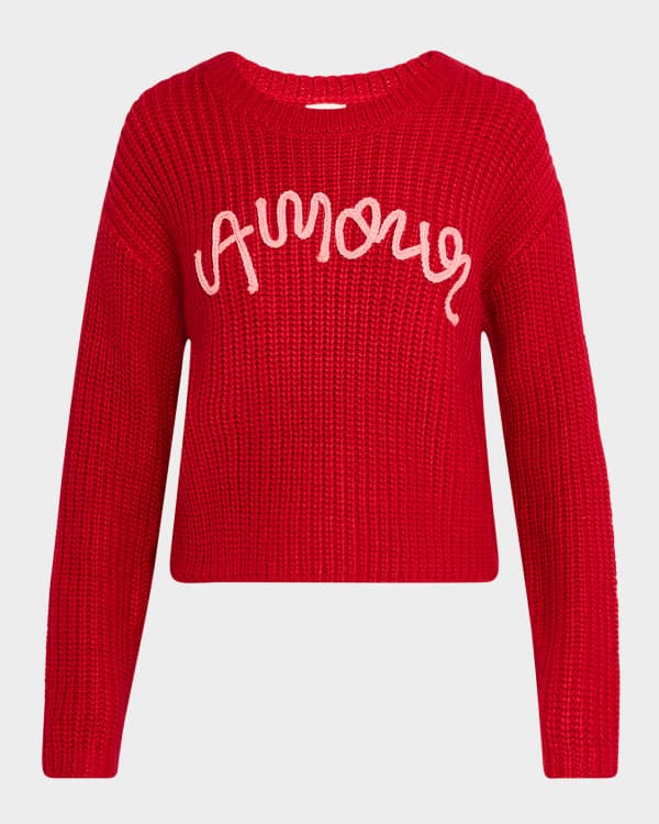 NWT Veronica Beard Eleanor Crew Neck Cable Pullover Knit Sweater Pink Pom Pom XS 2024