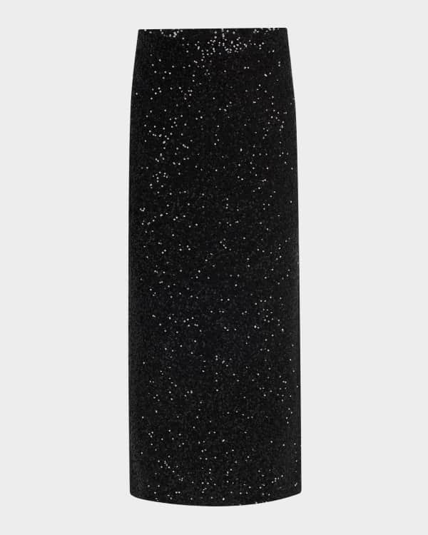 【送料&関税込】Stella McCartney Front-slit Midi Skirt Stella McCartney front-slit Midi Skirt | Black | FARFETCH GE
