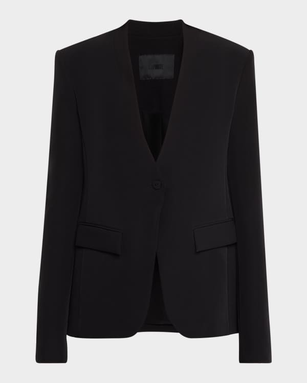 Max Mara Potente Double-Breasted Corduroy Wool Blazer