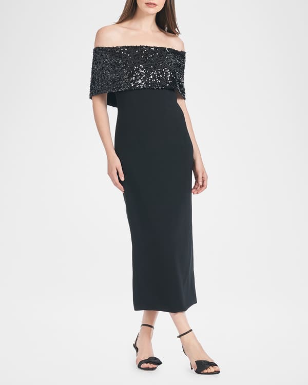 Diane von Furstenberg Clarice Short Metallic Wrap Dress Neiman Marcus