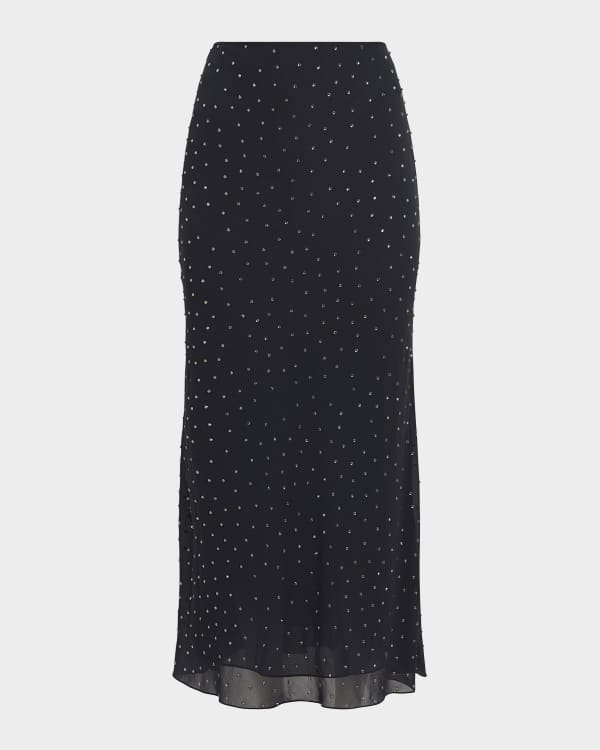 Ruffle Tiered Midi Skirt || Harvest Berry