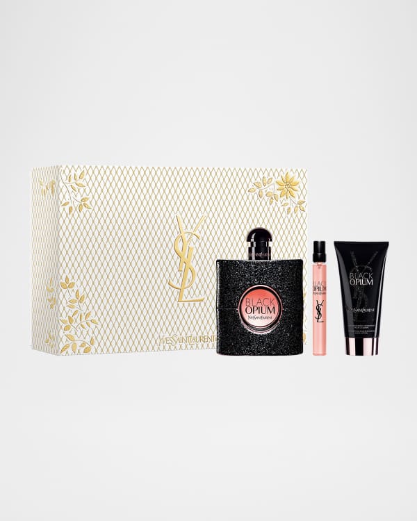 Yves Saint Laurent Beaute Black Opium Eau de Parfum 3 Piece Gift Set Neiman Marcus