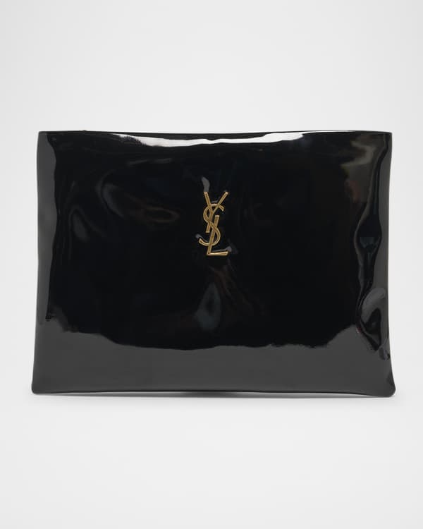 Lou Puffer YSL Pouch in Quilted Leather