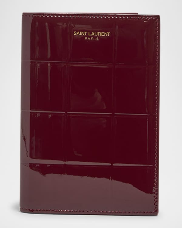 Saint Laurent Gaby YSL Card Case in Quilted Leather | Neiman