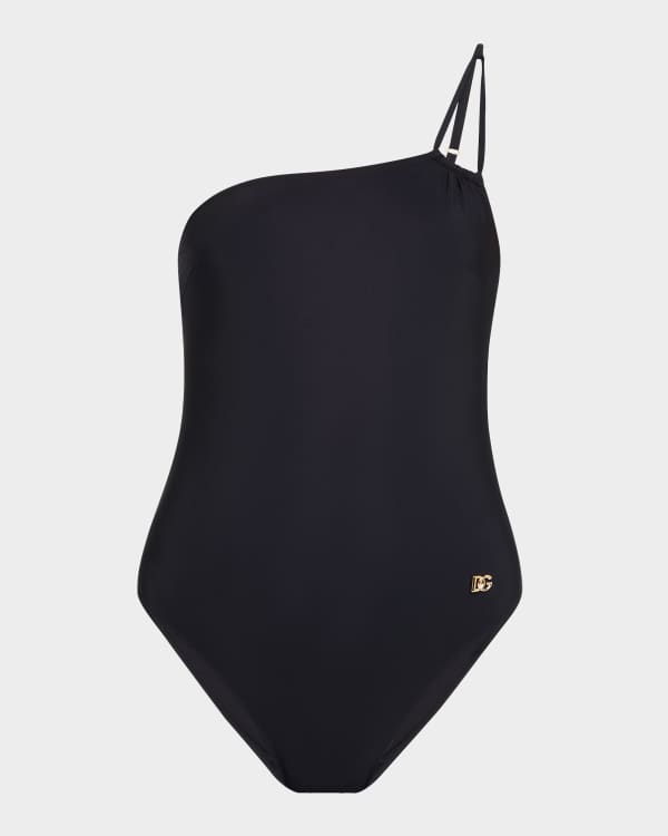 Karla Colletto 水着 One Shoulder One Piece Karla Colletto Juni Asymmetric One-Piece Swimsuit | Neiman