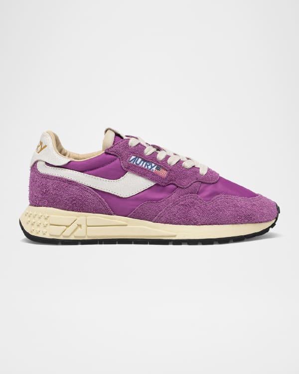 AUTRY Windspin Retro Suede Low-Top Sneakers | Neiman Marcus