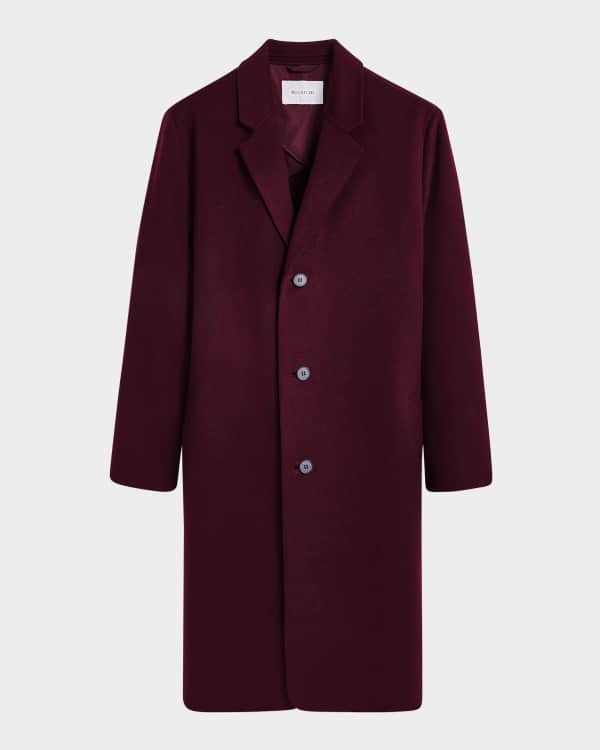 Herno Men's Cashmere Topcoat with Windguard | Neiman Marcus