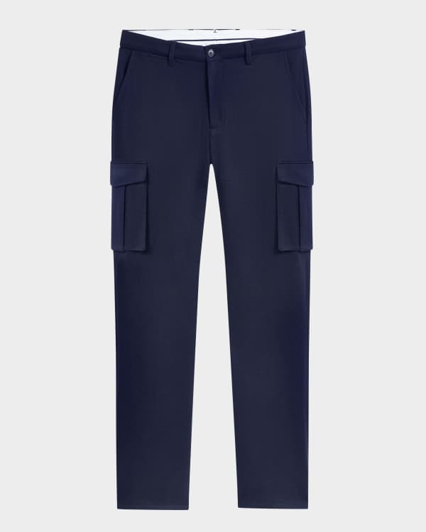 Theory Men's Straight Twill Cargo Pants | Neiman Marcus