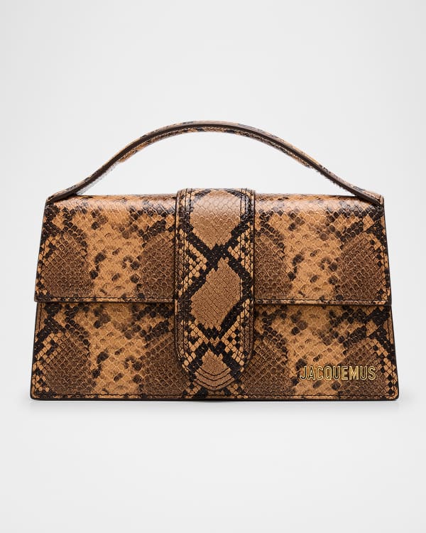 Jacquemus Le Chiquito Long Leopard Calf Hair Top-Handle Bag Jacquemus Le Chiquito Long Leopard Calf Hair Top-Handle Bag