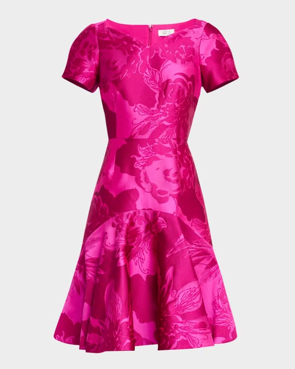 kate spade new york one shoulder tech satin midi dress Neiman Marcus