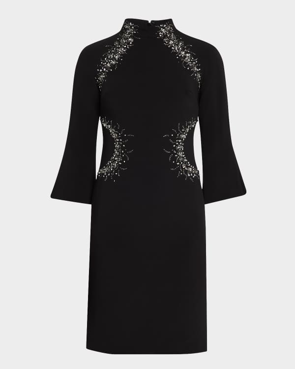 Emporio Armani Sequin Jersey One-Shoulder Dress | Neiman Marcus