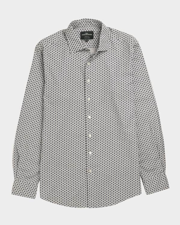 Theory Men's Irving Striped Sport Shirt | Neiman Marcus