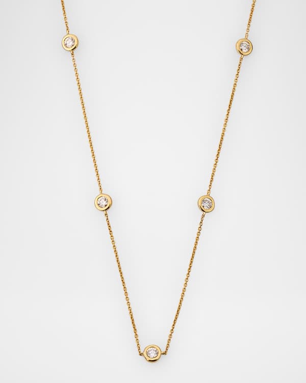 Carly Diamond 18K Gold Necklace