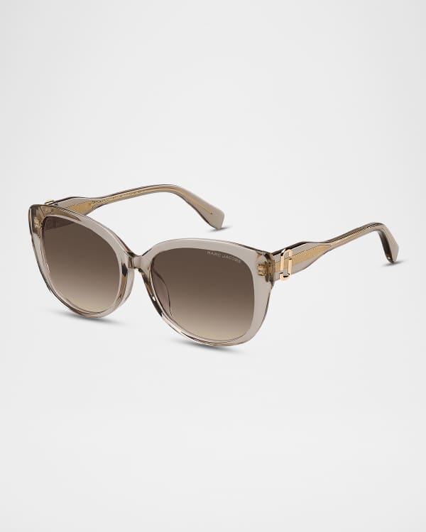 DIOR Sideral 1 Metallic-Trim Cat-Eye Sunglasses | Neiman Marcus