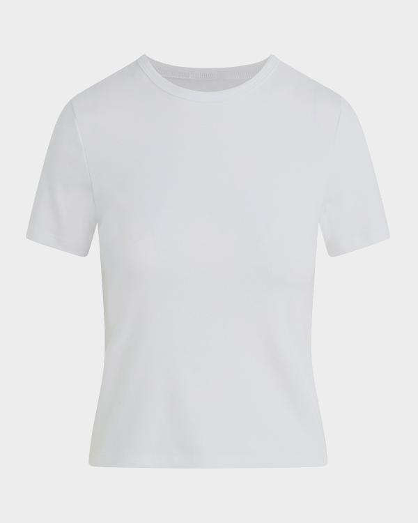 【新品未使用】Twisted Cotton T-shirt Róhe Re-Invented Twist T-Shirt | Neiman Marcus