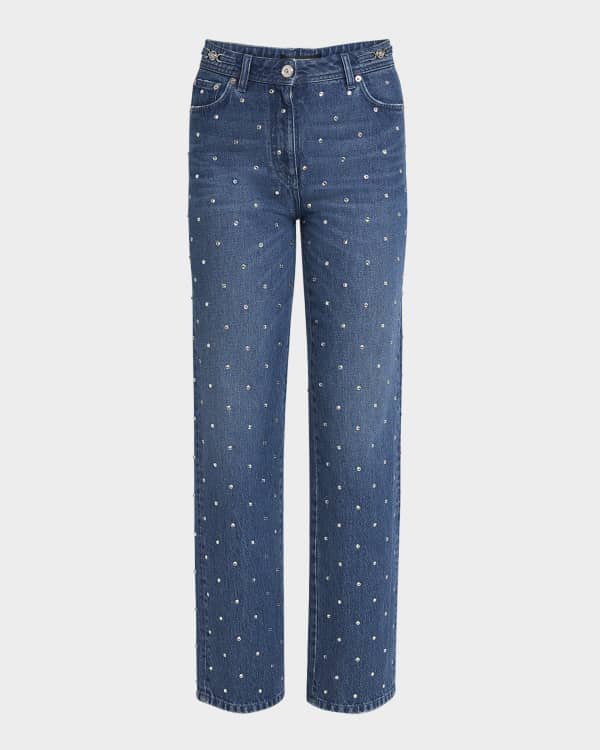 Dries Van Noten Parchia Bis Den Straight-Leg Denim Pants Dries Van Noten Parchia Bis Den Straight-Leg Denim Pants