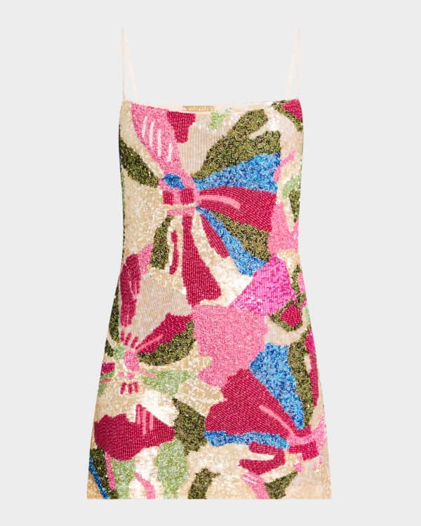 Iro Carlina Ruffled Silk Cocktail Dress Neiman Marcus