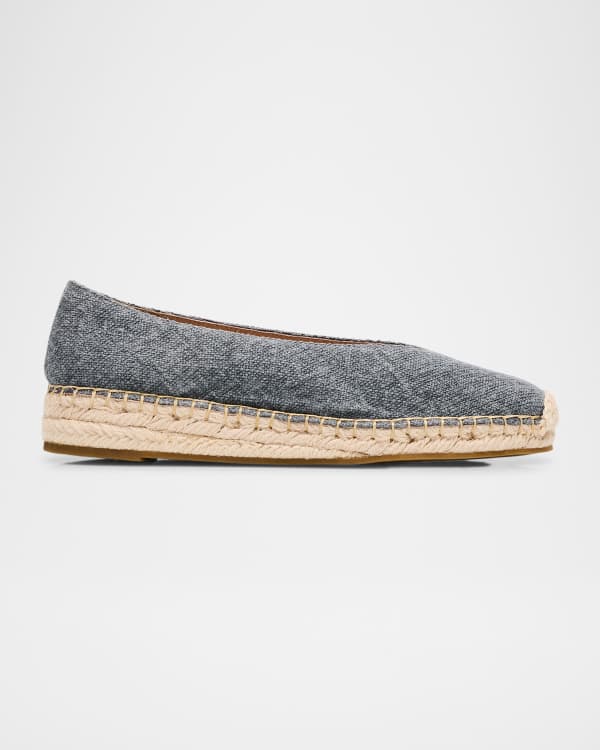 Tory Burch Denim Mary Jane Espadrilles Neiman Marcus