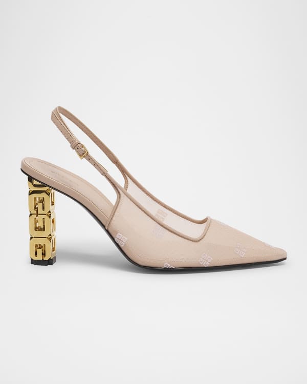 Givenchy Voyou Leather Buckle Slingback Pumps | Neiman Marcus