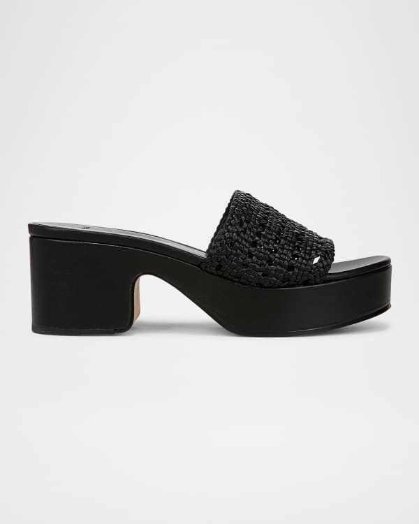 Eileen Fisher Strappy Suede Caged Slingback Sandals Neiman Marcus