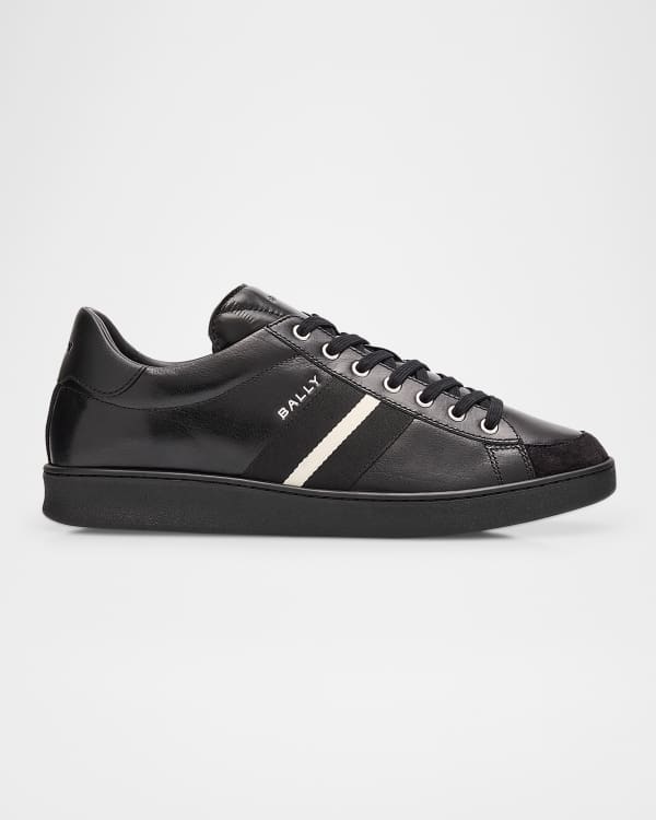Bally Men s Roller Mixed Leather Low Top Sneakers Neiman Marcus