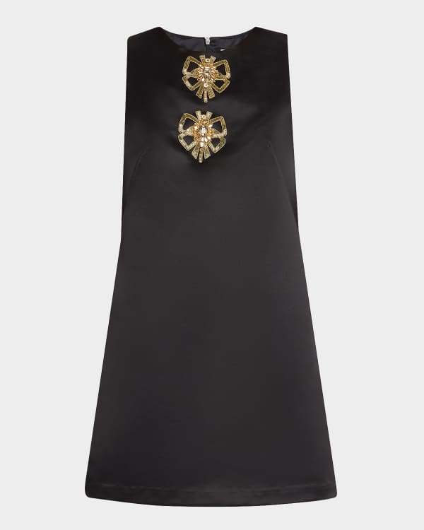 Vix Solid Nina Mini Dress | Neiman Marcus