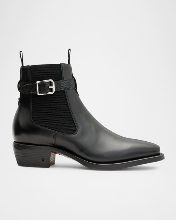 John Varvatos Men s Waverly Covered Chelsea Boots Neiman Marcus