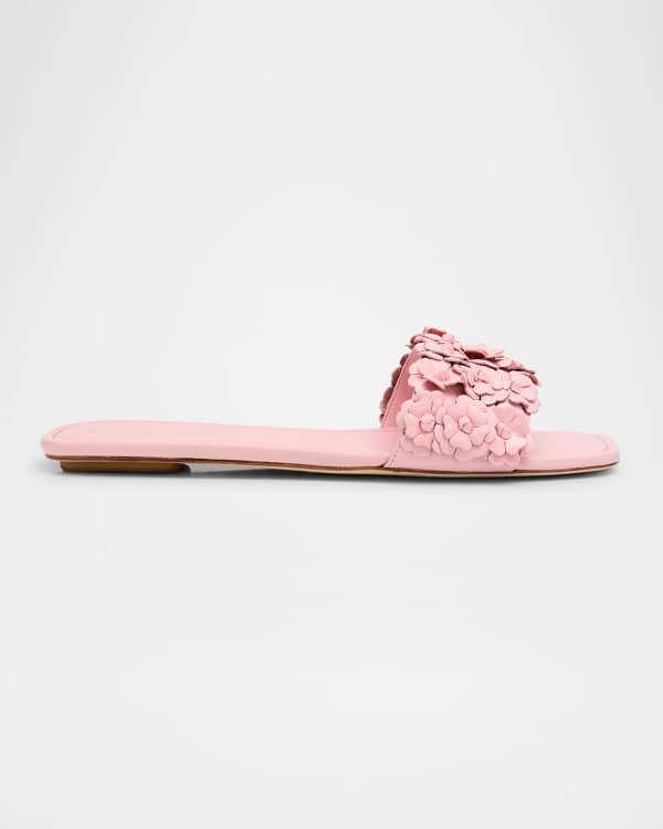 Stuart weitzman kelli suede knot slide sandals sales