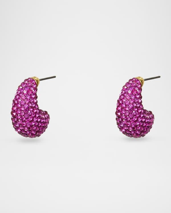 【LELE SADOUGHI】Freshwater Pearl Medium Hoops (ピアス） FRESHWATER PEARL MEDIUM HOOP - Lele Sadoughi