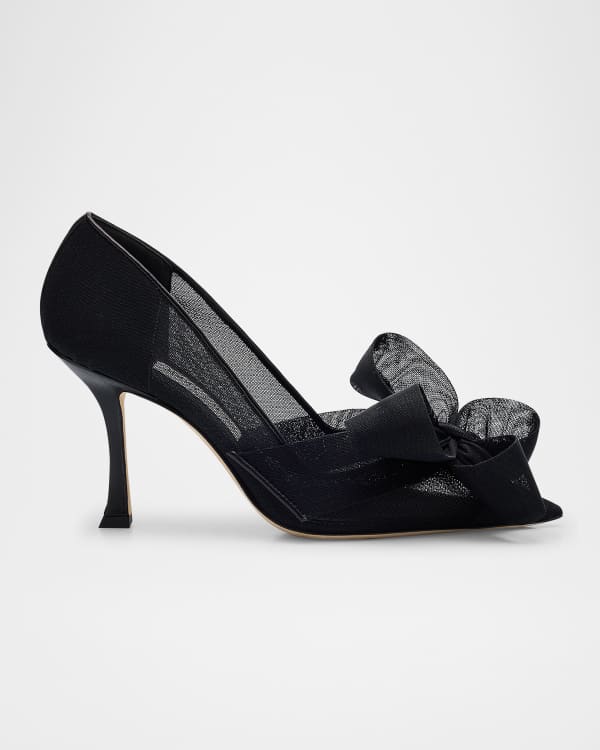 Jimmy Choo Crystal Orb Velvet Pumps | Neiman Marcus