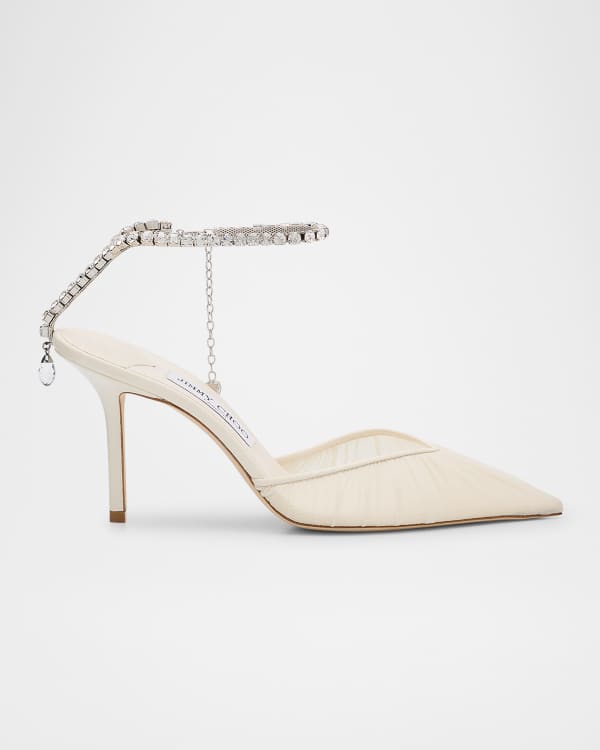 Jimmy Choo Bing Crystal Glitter Mule Pumps | Neiman Marcus