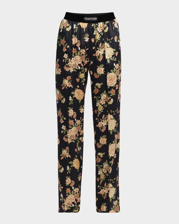 Louren Flower Jacquard Half Pants