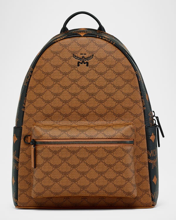 MCM Stark No Stud Medium Backpack Neiman Marcus