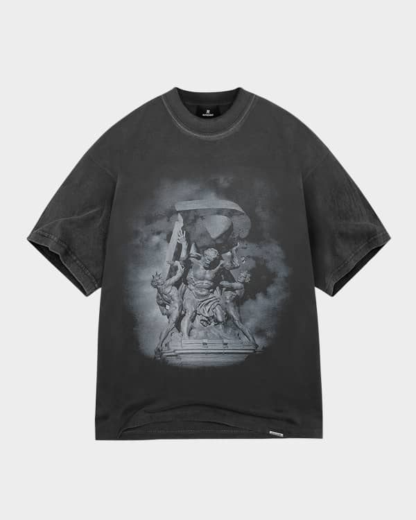 Puma x Pleasures Men's Graphic Mock-Neck Base Layer | Neiman