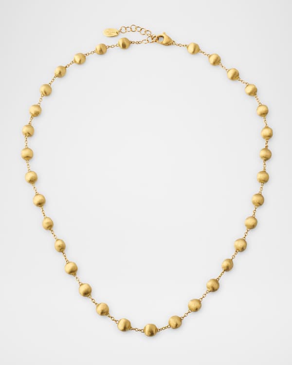 Oscar de la Renta Rhinestone Ball Necklace, 17.5