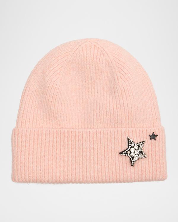 Jocelyn Faux-Fur Knit Beanie w/ Pompom | Neiman Marcus display picture 1