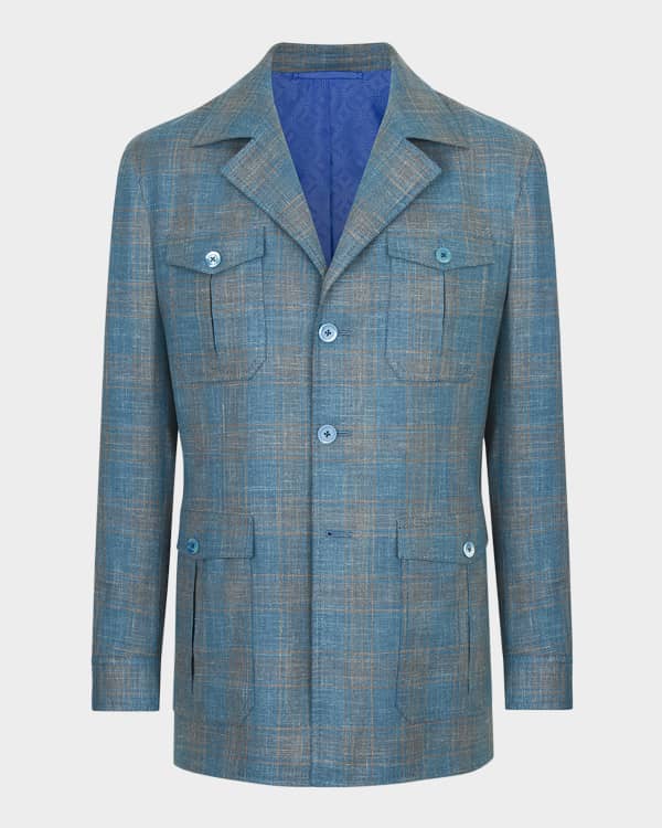 Emporio Armani Men's Shirt Jacket | Neiman Marcus