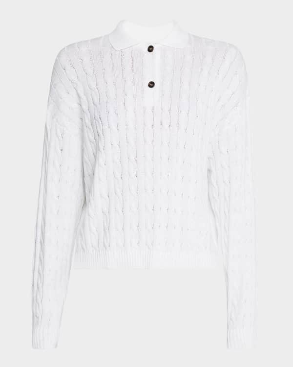 Brunello Cucinelli Embroidered Collar Cotton Piquet Polo