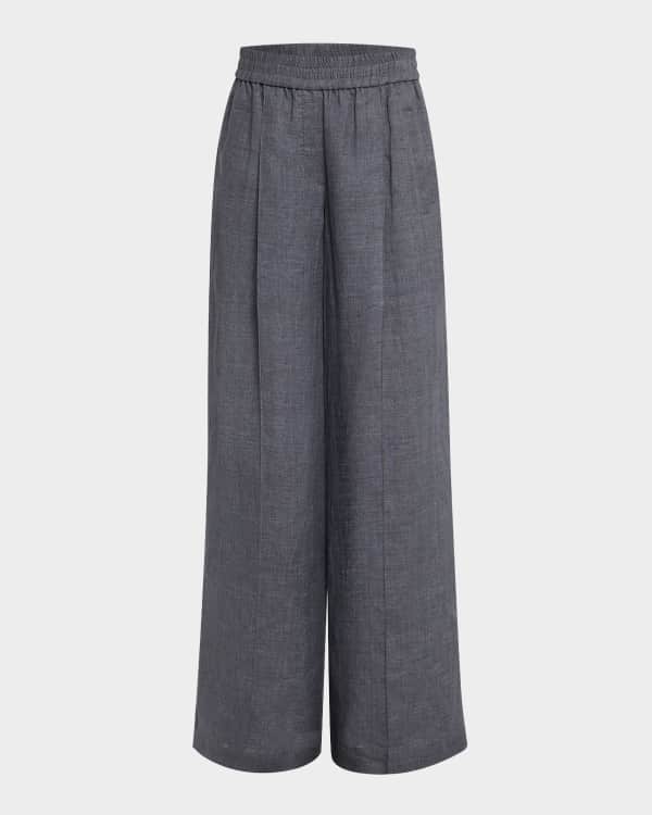 ☆SALE [VARZAR] 3D Monogram Wide 2way Pants Bottega Veneta 3D Crisscross Jacquard Double-Pleated Wide