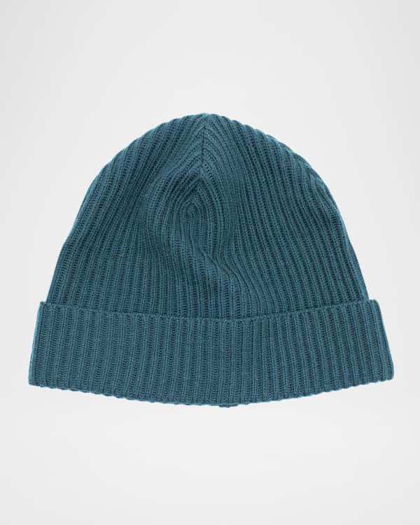 Helmut Lang Men's Wool Logo Beanie Hat | Neiman Marcus
