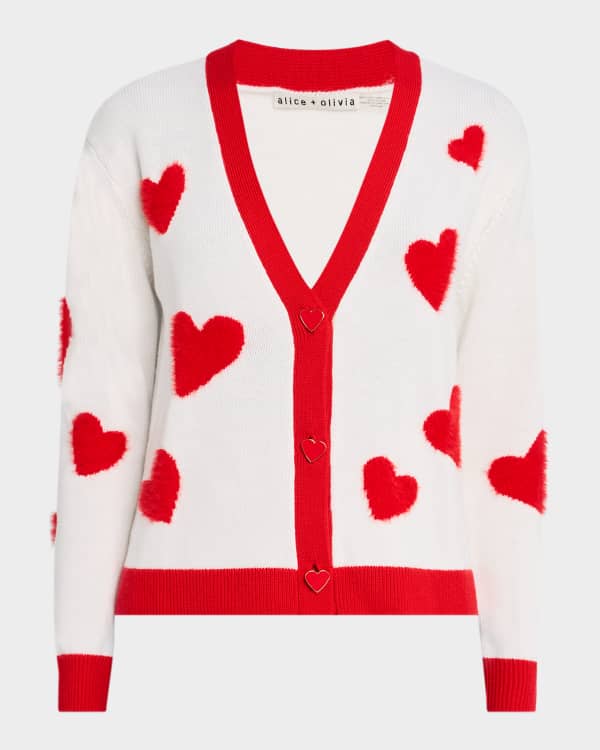 Alice + Olivia Dollie Embellished Cashmere Cardigan | Neiman Marcus