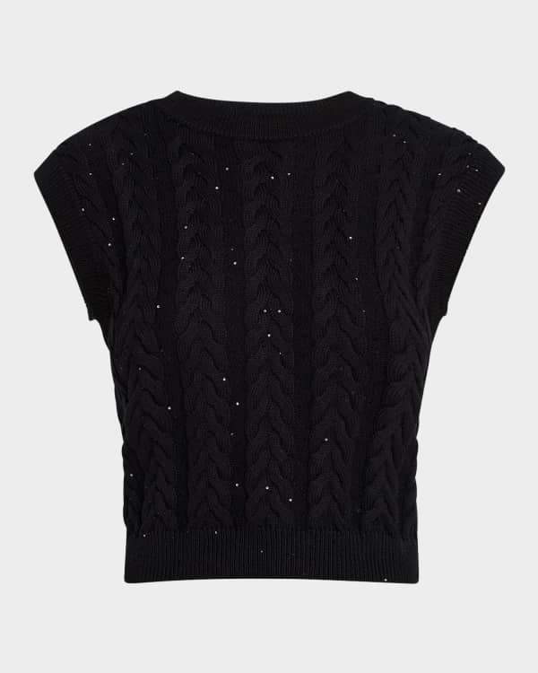 Brunello Cucinelli Cashmere Lurex Knit Shell Top | Neiman Marcus Brunello Cucinelli Cashmere Lurex Knit Shell Top | Neiman Marcus
