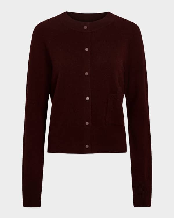 Theory Crinkle Button Front Metallic Crepe Cardigan Neiman Marcus