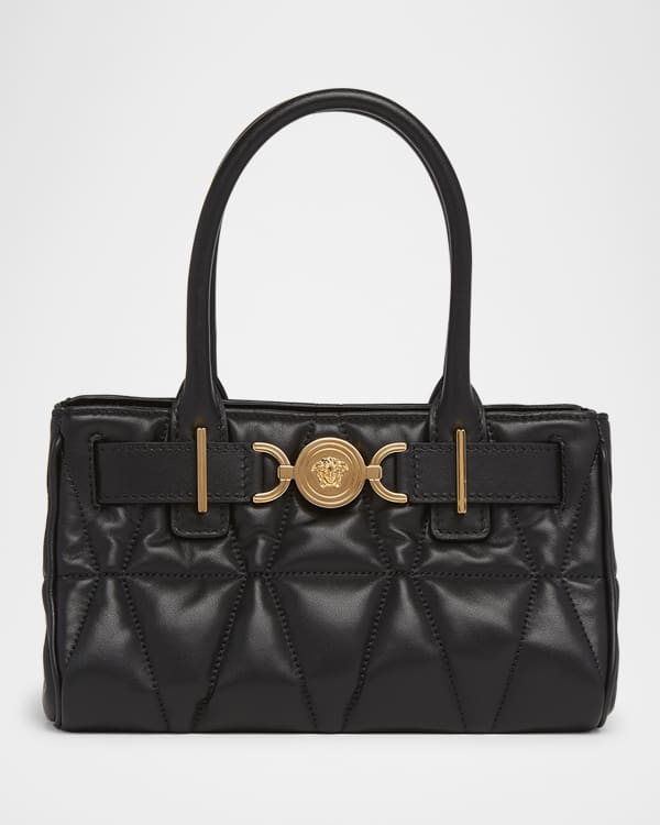 Versace Medusa 95 Small Leather Top-Handle Bag | Neiman Marcus